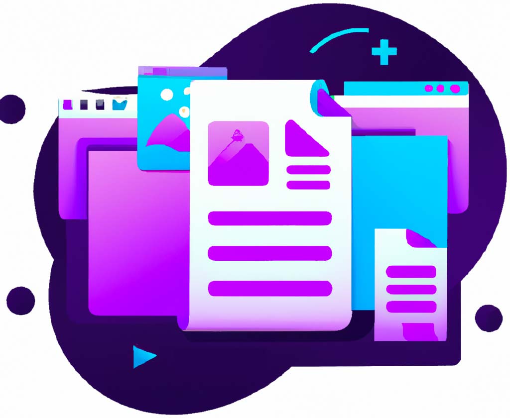 cms-headless-strapi-thetribe Illustration d'un Content Management System (CMS) comme Strapi.